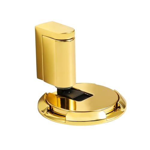 Magnetic Door Stop, Windproof Floor Door Stopper, 1 Pack - color: Bright Gold