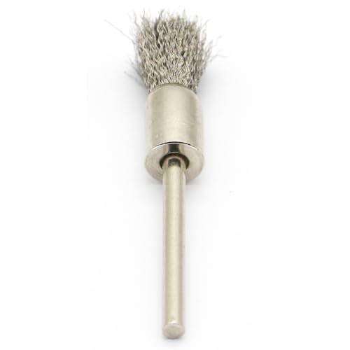 20PCS Wire Brushes - Metal Rust Removal, Polishing, Cleaning - 8mm Diameter, 3mm Shaft - Removes Burrs, Dust, and Oxide Layer - Handles Rough Surfaces - Designed for Industrial and DIY Enthusiasts - style: Wire Brush 3*8mm 20PCS