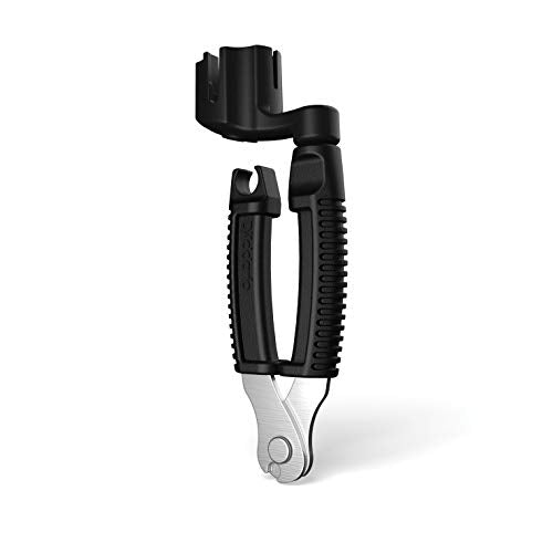 D'Addario Accessories Pro-Winder Guitar String Winder, Cutter, Bridge Pin Puller - All in One Guitar Tool - Black - color: Black, style: Guitar