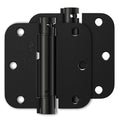 Luxbaro 2 Pack Self Closing Door Hinges 3.5 Inch, Adjustable Tension - color: Matte Black-5/8'', size: 3.5" 2 Pack