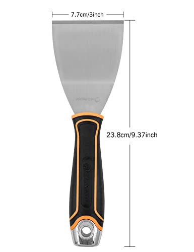 ROLLINGDOG 3 Inch Stainless Steel Paint Scraper - color: 3" Bent Scraper