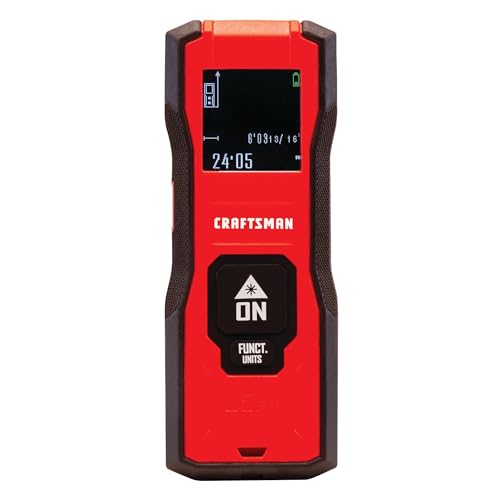 CRAFTSMAN Distance Meter/Laser Measure Tool, 65-Foot Range (CMHT77638)