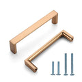 6 Pack 3.75 Inch Champagne Bronze Cabinet Pulls, Kitchen Hardware | Heavy-Duty Solid Zinc, Screws Included, Easy to Install, Durability, Modern, Kitchen Cabinet Pulls for Drawers Dressers - color: Champagne Bronze, size: 3.75"/96MM Hole Center, style: 6 P