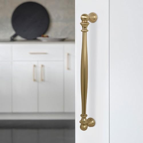 10 Pack 7-1/2 Inch(192mm) Kitchen Cabinet Handles Champagne Bronze Cabinet Pulls Zinc Alloy Drawer Pulls Solid Kitchen Hardware - color: Champagne Bronze, size: 7-1/2'' Hole Center(192mm)