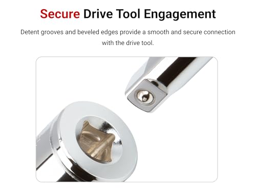 TEKTON 3/8 Inch Drive x 6 Inch Extension | SHA11106 - size: 3/8 Inch Drive x 6 Inch