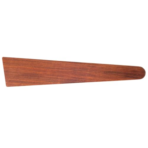 Earlywood 13 inch Handmade Wood Cooking Utensil for Kitchen, Multi-Purpose Scraper and Egg Turner, Cast Iron Scraper and Saute Spatula - Made in USA - Jatoba - size: 13 inch