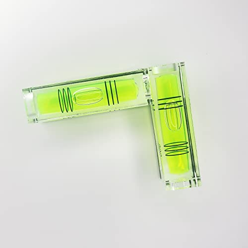 GEONASSUR 52mm Magnetic Mini Bubble Levels, 2 Pack