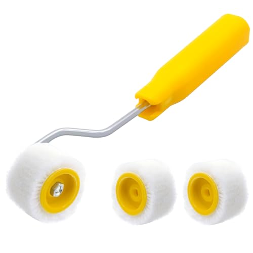 4/5" Paint Roller Set, Small Brush for Trim, Edges & Corners