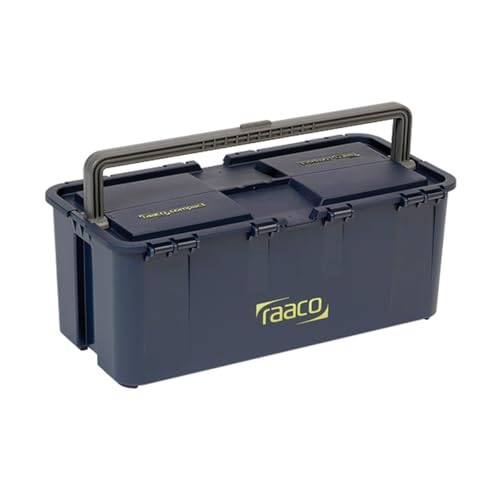 Raaco Tool Box with Removable Trays - 66 lb Load Capacity (Compact 20) - style: Close
