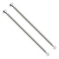 24inch Stainless Steel Corrugated Water Heater Connector Flexible for Female Iron Water Pipes Fitting, 3/4" FIP x 1" FIP, 24" Length (2 Packs) - style: 24"/ 3/4x1"FIP