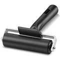 Rubber Roller, Ideal for Anti Skid Tape Construction Tools, Print, Ink and Stamping Tools (4-Inch, Black) - size: 4-Inch