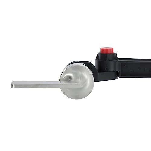 Danco 12046 Straight Replacement Handle with Front Angle/Side/Vertical Mount in Toilet Tank Lever, Brushed Nickel - color: Brushed Nickel, style: Straight Handle