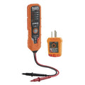 Klein Tools ET40VP Voltage Test Kit, GFCI Receptacle Tester, AC/DC Voltage Tester, Detects Common Electrical Wiring Problems - size: 2-Piece Tester Kit