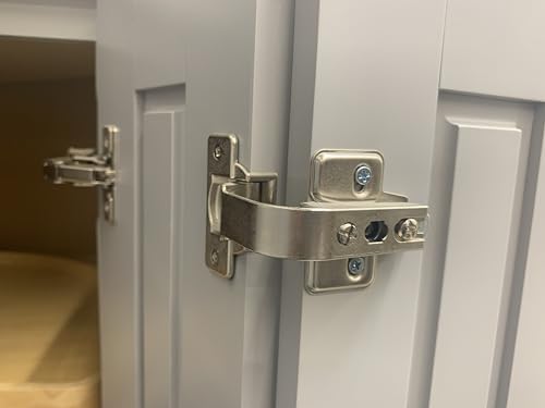 Burks 2 Pack Lazy Susan Hinge 90 Degree Pie Cut Bifold Cabinet Door Hinge Corner Cabinet Hinge