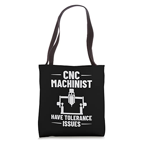 CNC Machine Machinist Programmer Operator Router Tote Bag