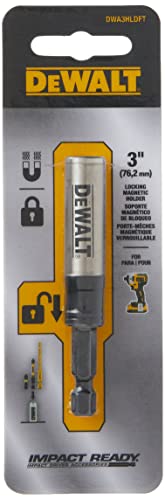 DEWALT Bit Holder, 3-in-1, Impact Ready (DWA3HLDFT) (Pack of 2) - size: 1 Count (Pack of 2)