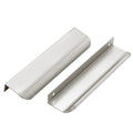 Ravinte Silver Finger Edge Pulls Drawer Edge Pulls 150mm/5.9 inch 6 Pack - size: 5" Hole Center,5.9" Overall Length