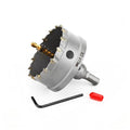 73MM Hole Saw Kit with Drill Bits, Tungsten Carbide Hole Saw Set for Hard Metal and Stainless, Cutting Diameter - size: 2-7/8''(73mm) (1PCS)