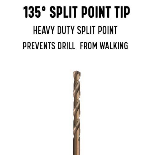 Drill America - GLBCOX127/32 7/32" x 12" Cobalt Aircraft Extension Drill Bit, GLBCO Series - size: 7/32", style: 12" Length