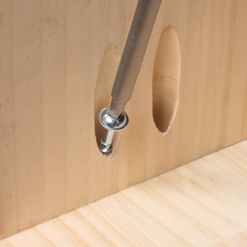 POWERTEC 150 PK Pocket Hole Screws, Maxi-Loc Head, #2 Square Drive, 1-1/2" Coarse Thread for Pocket Hole Jig, 1" Thick Tabletops, Bar Tops & Counters (72264) - style: 150PK 1-1/2" Coarse Maxi-Loc Screws