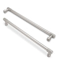 10 Pack 12-3/5 inch(320mm) Brushed Satin Nickel Kitchen Cabinet Handles Knurled Cabinet Pulls Sliver Drawer Pulls Cabinet Hardware Kitchen Handles Drawer Pulls Dresser Handles - color: Brushed Satin Nickel, size: 12-3/5" Hole Center