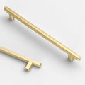 Asidrama 10 Pack 6.3 Inch(160mm) Brushed Gold Kitchen Cabinet Handles, Cabinet Pulls Kitchen Cabinet Hardware for Cupboard Drawer Pulls - color: Brushed Gold, size: 6.3" Hole Center, style: 10 Pack
