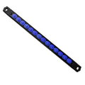 Reniteco Magnetic Socket Organizer, 1/4-Inch Drive ABS Sockets Rail, Heavy Duty Sockets Holder, Socket Rack Kit 1/4-Inch x 14 Clips - color: Blue, size: 1/4" DR