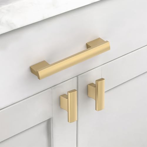 Asidrama 10 Pack 3.75 Inch(96mm) Champagne Bronze Cabinet Pulls Kitchen Cabinet Handles Champagne Cabinet Pulls Cabinet Hardware for Cupboard Drawer - color: Champagne Bronze, size: 3.75" Hole Center(96mm)