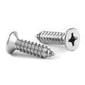 #7 x 5/8" Wood Screw 100Pcs 18-8 (304) Stainless Steel Screws Flat Head Phillips Fast Self Tapping Drywall Screws by SG TZH - size: #7 x 5/8"
