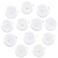 12 Pack Soft Retractable Measuring Tape - Tape Measure for Body Measuring Metric Tape Measure Double Scale for Body Fabric Sewing Tailor Cloth Knitting Home Craft Measurements - color: 12 Pack White