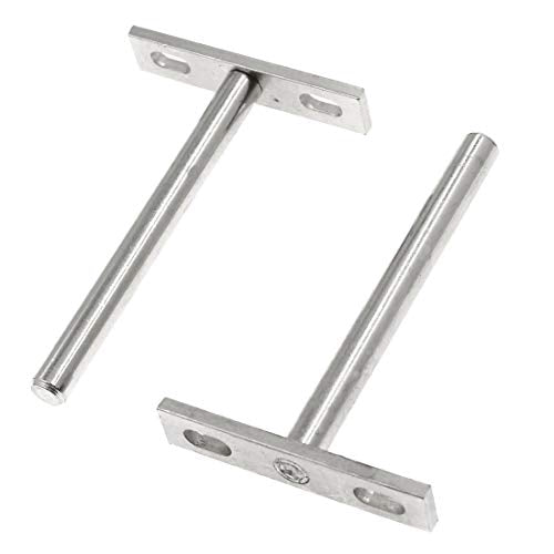 Luomorgo 4 Inch Floating Shelf Bracket, 4 Pcs Blind Shelf Bracket - size: 4 Inch