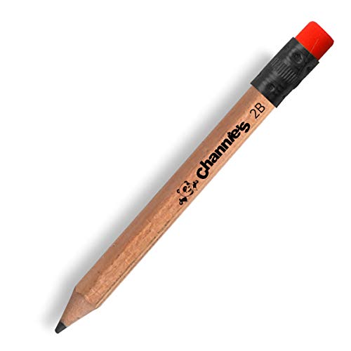 Channie's My First Pencil, Easy-to-Hold Jumbo Pencils for Preschoolers, Kindergarteners & 1st Graders, Brown Wooden 2B Fat Pencils for Kids Ages 3-7, 2 Pack (5 Each) + Sharpener - style: Easy to Hold Wooden Lead 2B Graphite Pre-Sharpened Pencils