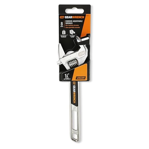 GEARWRENCH 8" Chrome Adjustable Wrench | 89752 - style: 8-inch