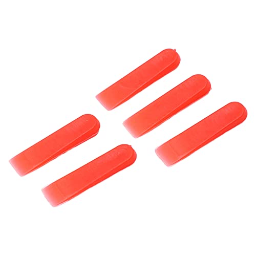 1000PCS Tile Leveling Wedges 0.2in PE Red Wear Resistant Tiles Leveler Spacers, Quick Leveling Tile Wedge Inserts Spacers for Ceramic Tile Decoration