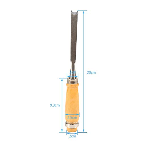 Wood Chisel Tool Set, 12pcs Woodworking Chisels Wood Carving Tools Trimming Down Wood Woodworking Lathe Gouges Tools with Roll-Up Carrying Case for Carpenter Craftsman