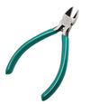 iexcell 4.5" Side Cutter Diagonal Wire Cutting Pliers Nippers Repair Tool, Green, Chrome-Vanadium Steel - size: 4.5 Inches