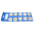 TEMO 10p 1-1/2" Solid Diamond Cutoff Wheel Saw Disc for Dremel Rotary Tool - size: 1.5" Solid