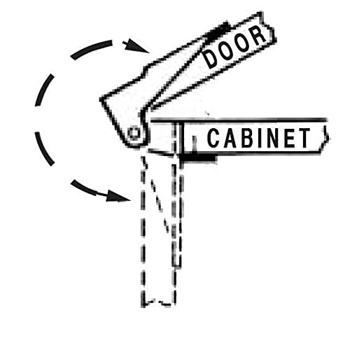 Hinge Outlet Pivot Door Hinges Nickel - Top and Bottom Set