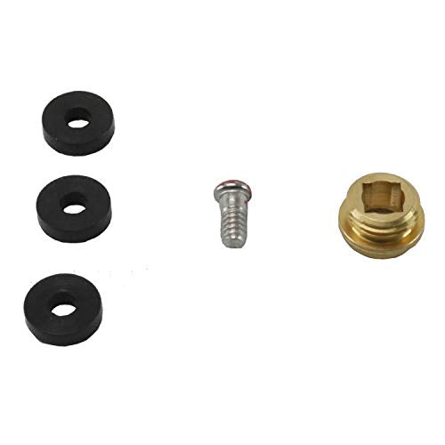 Repair Kit for 4" or 8" Faucets, Rubbers, Screw and Copper Seat, HOT (Hot-Kit) - style: Hot-Kit
