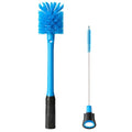 MOSOLAN 2-in-1 Bottle Brush and Straw Cleaner Brush, Breezy Blue, 1 Pack - color: Breezy Blue, size: 1 Count (Pack of 1)