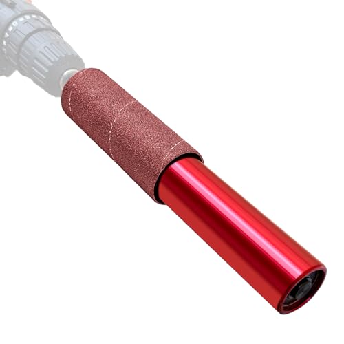 Handheld Spindle Sander Adapter for Power Drill, Portable Sanding Drum, Universal Hexagonal Attachment for Power Drill Chuck