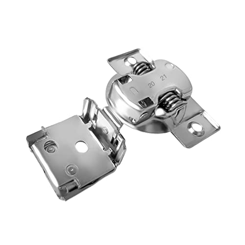 Berta (10 pcs) 1 1/2" Overlay Cabinet Door Hinges, 90 Degree Restricted Opening Angle Soft Closing Face Frame Hinges, 6-Ways 3-Cam Adjustment, Concealed Kitchen Cabinet Door Hinges with Screws - size: 1 1/2" Overlay