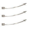 Mega Handles Transom Chain 12-Inch Satin Nickel (3-Pack) - Window Restraint - color: Satin Nickel, size: 3 Pack