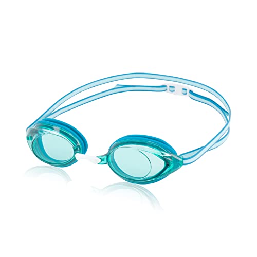 Speedo unisex-adult Swim Goggles Vanquisher - color: 2.0 Enamel Blue/Jade