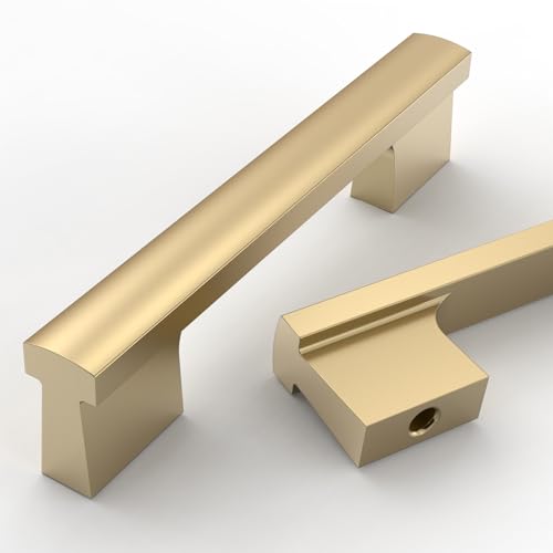 Asidrama 10 Pack 3.75 Inch(96mm) Champagne Bronze Cabinet Pulls Kitchen Cabinet Handles Champagne Cabinet Pulls Cabinet Hardware for Cupboard Drawer - color: Champagne Bronze, size: 3.75" Hole Center(96mm)