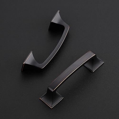 30 Pack Kitchen Cabinet Handles 3 Inch Oil Rubbed Bronze Cabinet Pulls - color: Oil Rubbed Bronze, size: 3 Inch Hole Centers