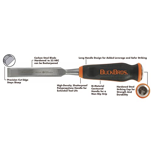 Buck Knives 1/2', 3/4', 1' COMFORT GRIP SET - style: 3-Piece