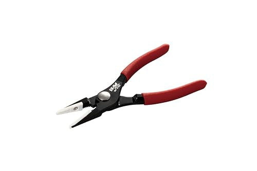 IPS PLIERS SH-165S Soft Touch Slim Combination Pliers with Internal Spring and Non-Marring Resin Jaws, 6.8-Inch (174mm) – Made in Japan, Tsubame-Sanjo