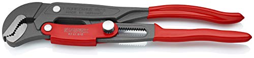 KNIPEX Tools 83 61 010, Rapid Adjust Swedish Pipe Wrench, 12 - size: 12-Inch