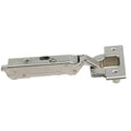 2 Pack Grass Tiomos Soft Close 110 Degree Press-in Dowel Cabinet Door Hinge, 42mm Screw Hole Distance, 35mm Cup, Overlay Mount, Nickel Finish – for Kitchen and Bathroom Cabinets - GF028138342228